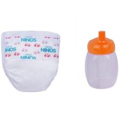 Imagem de Boneca Baby Collection Menina Faz Xixi De Verdade Bebê Brinquedo Reali