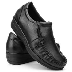 Imagem de Tenis Feminino Ortopedico Sapato Conforto Mocassim Anti Stress Enferma