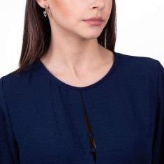 Imagem de Argola Rommanel Irregular com Cristais Diferentes 522509