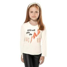 Imagem de Blusa Infantil Feminina Trick Nick Bege 12