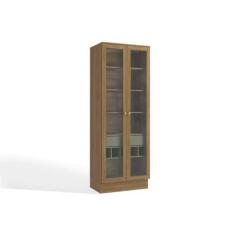 Imagem de Paneleiro De Cozinha Modulado Botanic M628 C/ 2 Portas Vidro E 1 Gavet