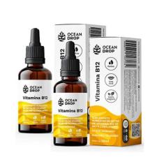 Imagem de 2x Vitamina B12 Metilcobalamina Morango Ocean Drop 30ml, Morango