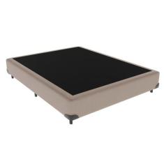 Imagem de Cama Box Casal Bege De Madeira 138cm Kazamix - Kaza Mix