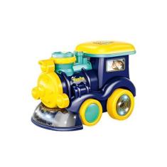 Imagem de Brinquedo Trem Musical Com Engrenagens Luz E Som Bate E Volta Infantil