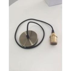 Imagem de Pendente Vintage Alumínio Ouro - Gmh