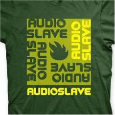 Imagem de Camiseta Audioslave Musgo e  em Silk 100% Algodão