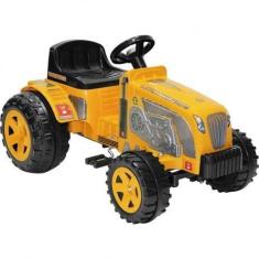 Imagem de Trator Infantil A Pedal Trator Fazendeiro Amarelo Biemme