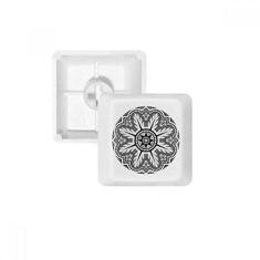 Imagem de Kit de atualização de jogos PBT teclado mecânico padrão árabe preto branco