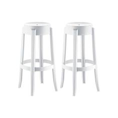 Imagem de Kit 2 Banquetas Sala Jantar Shine Uz8007 2 Un Branco - Kappesberg