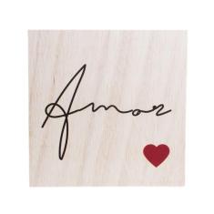 Imagem de Quadro Decorativo Amor 19X19Cm L3 Store