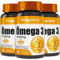 Imagem de Kit 3X Ômega 3 Óleo De Peixe 60 Cápsulas - Fitoprime