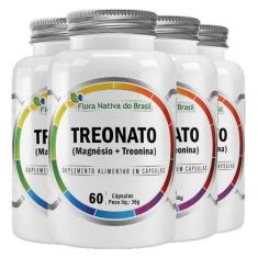 Imagem de Treonato De Magnésio 4 X 60 Cápsulas Flora Nativa