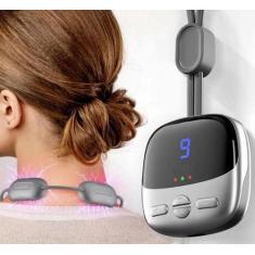 Imagem de Massageador Eletrônico Para Pescoço 4 Modos 9 Niveis Usb - Tomate