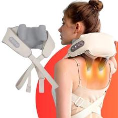 Imagem de Aparelho  Massageador Terapia Pescoço Vértebra Cervical Terapêutica Po