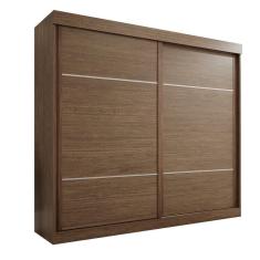 Imagem de Guarda-Roupa Casal 2 Portas De Correr 6 Gavetas Fortaleza - Mais Móveis