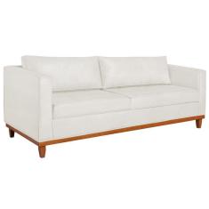 Imagem de Sofa 3 Lugares Europa 180cm Estilo Conforto E Elegancia Bouclé Adj Decor Branco