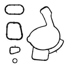 Imagem de Kit Juntas Bomba Oleo + Junta Bba Agua Mobi 1.0 6V Apos 2017