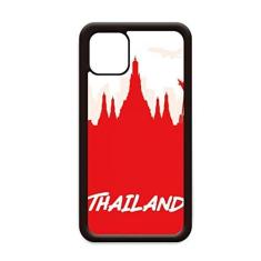 Imagem de Capa Red Outline Landmark Tailândia para iPhone 12 Pro Max para Apple Mini Mobile Case Shell
