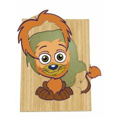 Imagem de Super Quebra-Cabeça Infantil Leão