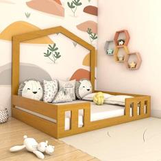 Imagem de Cama Casal com Casinha Montessoriana Play Mel