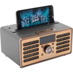 Imagem de Caixa De Som Bluetooth Usb Sd Rádio Fm Preto Ms109bt