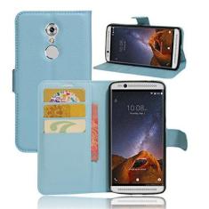 Imagem de Capa ZTE AXON 7 Mini – Capa carteira de couro PU Manyip para ZTE AXON 7 Mini, capa de proteção de telefone estilo empresarial, capa com [compartimentos para dinheiro e cartão]