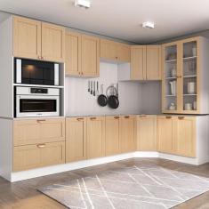Imagem de Cozinha Modulada 9 Peças Sem Tampo 1 Torre 4 Aéreos 4 Balcões Arizona