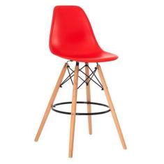 Imagem de Banqueta Alta Charles Eames Eiffel 133BPP - Atacadeiras, Vermelho, 1