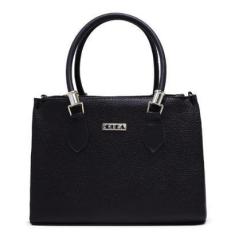 Imagem de Bolsa Handbag Feminina Quadrada Forrada Alça Fixa e Transversal Removivel-Feminino