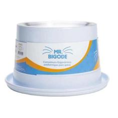 Imagem de Comedouro Ergonômico Alumínio Gatos Mr. Bigode Júnior 140ml - Portão N