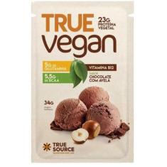 Imagem de Kit 2X: Proteína True Vegan Chocolate Avelã Sachê True - True Source