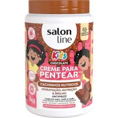 Imagem de Creme para Pentear Salon Line Kids Chocolate Cachinhos Nutri 1Kg