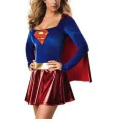 Imagem de Fantasia Super Girl Adulto Especial De Carnaval - DINÉIA CINTRA, Super