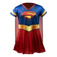 Imagem de Fantasia Infantil Super Girl com Capa (  dos 2 aos 9 anos ) - SGB Moda