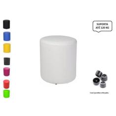 Imagem de Kit 2 Puff Banqueta Redondo Decorativo Gigante Luxo Sala / Quarto - Me