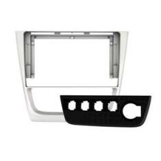 Imagem de Moldura Painel Multimidia Gol Voyage Saveiro G6 9 Polegadas - Prata