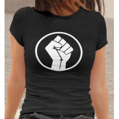 Imagem de Camiseta Baby Look Black Lives Matter Simbolo Feminino  - Mikonos