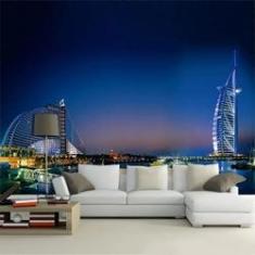 Imagem de Papel De Parede 3d | Cidades Dubai 0004 - Adesivo De Parede