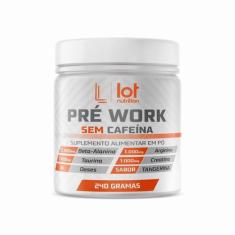 Imagem de Pré Treino Sem Cafeína 240G Sabor Tangerina Lot Nutrition