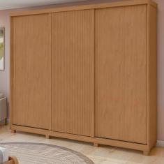Imagem de Guarda-roupa Ollie 3 Portas 6 Gavetas 6 Prateleiras com Pés
