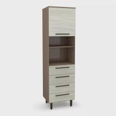 Imagem de Paneleiro 1 Porta 4 Gavetas Evolution Plus Batrol Móveis