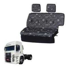 Imagem de Sofá Cama Caminhão Vw Constellation 19320 Cinza - Pampa