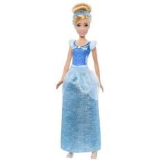 Imagem de Boneca Disney Princesa Cinderela Saia Cintilante - Mattel