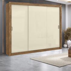 Imagem de Guarda Roupa Casal 3 Portas de Correr 4 Gavetas City Maxel