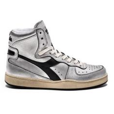 Imagem de Tênis Diadora MI Basket Silver Metalizado Couro Feminino SILVER METALLIZED/BLACK 35 Diadora-Feminino