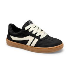 Imagem de Tênis Feminino Dakota Camurça Arbo - Preto-Feminino