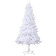 Imagem de MoNiBloom Árvore de Natal artificial, árvore de Natal completa com 670 pontas de ramo de PVC, árvore de Natal para decoração de festa de escritório em casa, decoração festiva para atividades ao ar