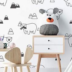 Imagem de Papel de Parede Adesivo Infantil Colorir N02028 Rolo de 0,58x3,00M