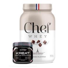 Imagem de Kit Whey Protein Gourmet 907G Chef Whey + Kreat Monohidratada 300G Xpr