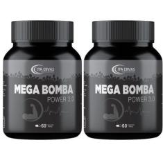 Imagem de 2X Suplemento Para Ectomorfo Itaervas 500Mg 60 Cápsulas